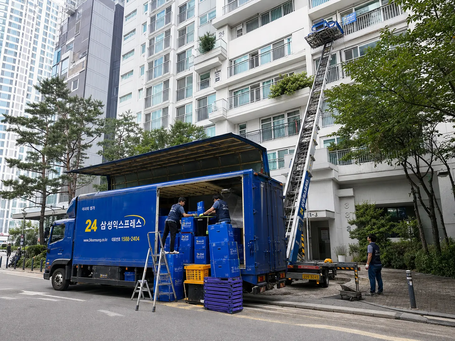 포장이사 현장 시공 사진 1